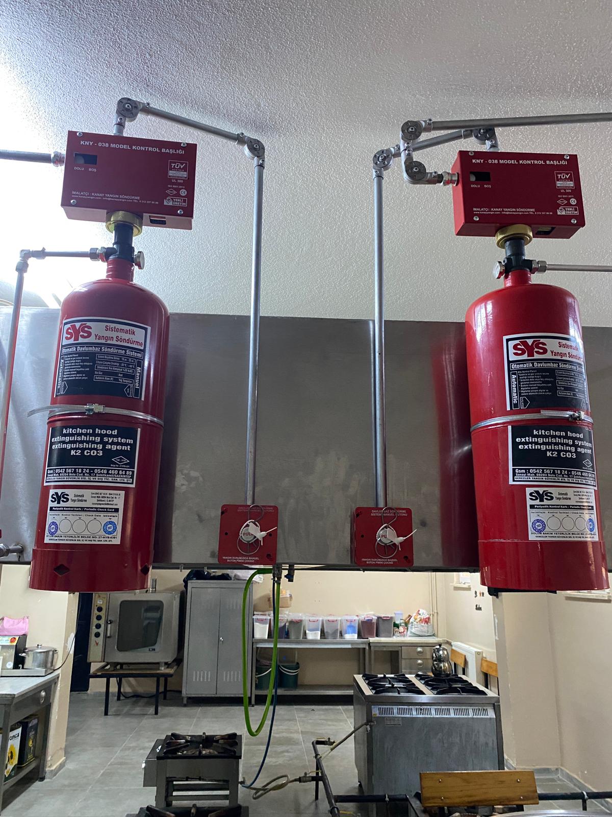 DAVLUMBAZ YANGIN SÖNDÜRME SİSTEMİ